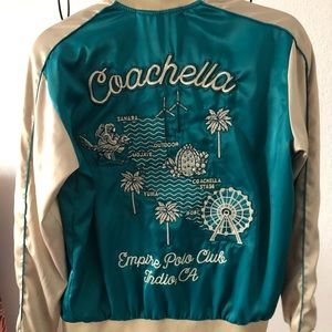 Coachella bomber sukajan jacket small embroidered